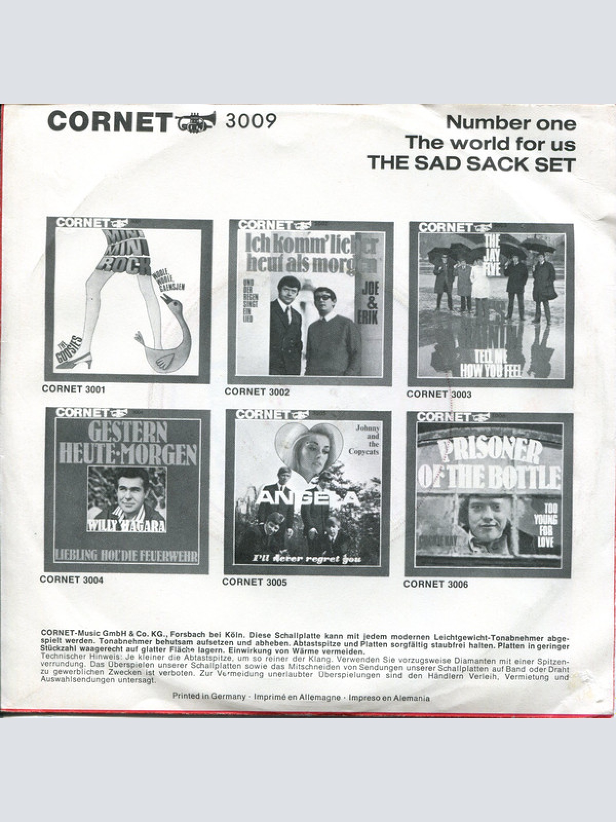 Vinyl / The Sad Sack Set* - Number One