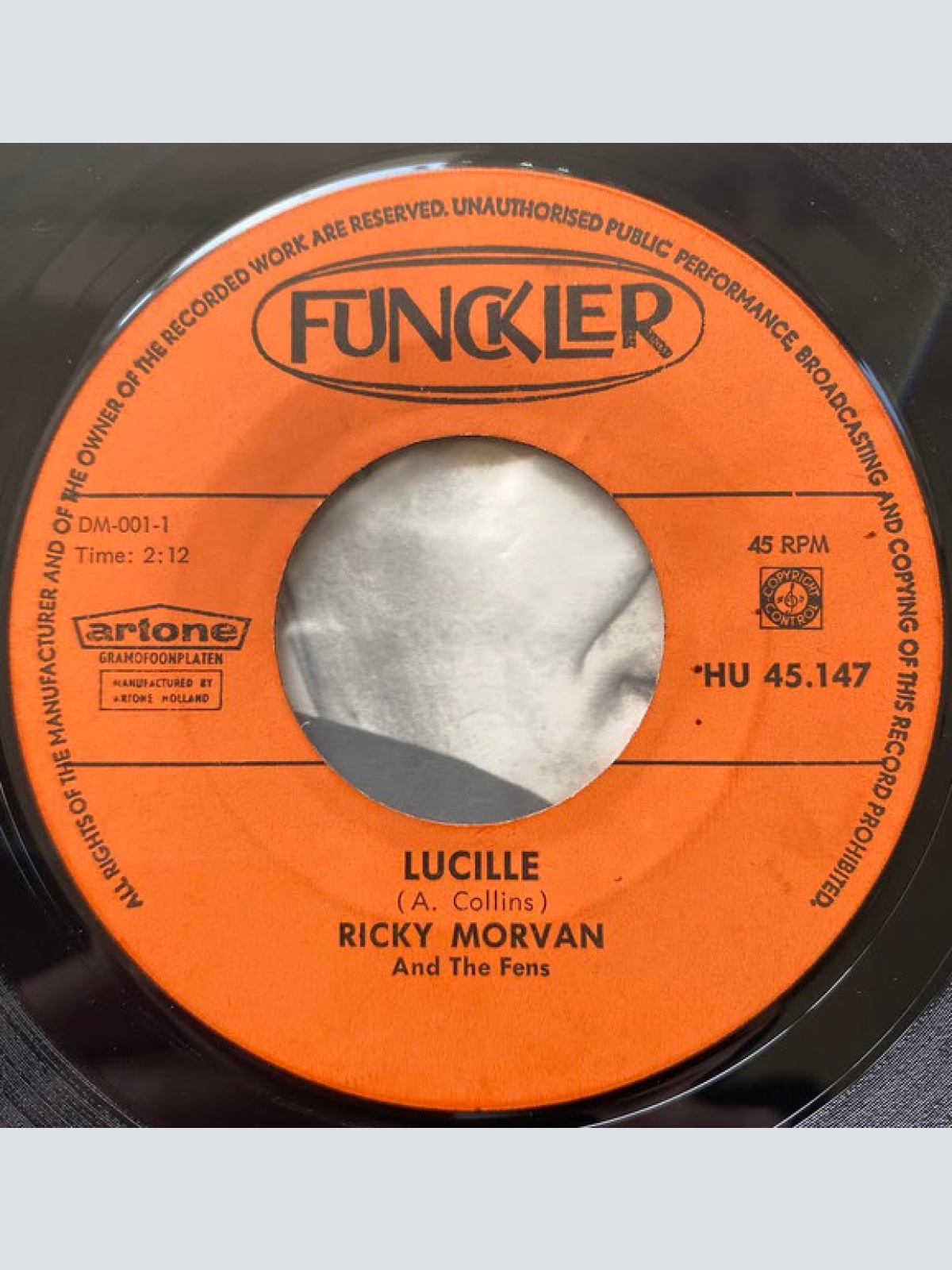Vinyl / Ricky Morvan And The Fens - Lucille / Sweet Talk Me Baby