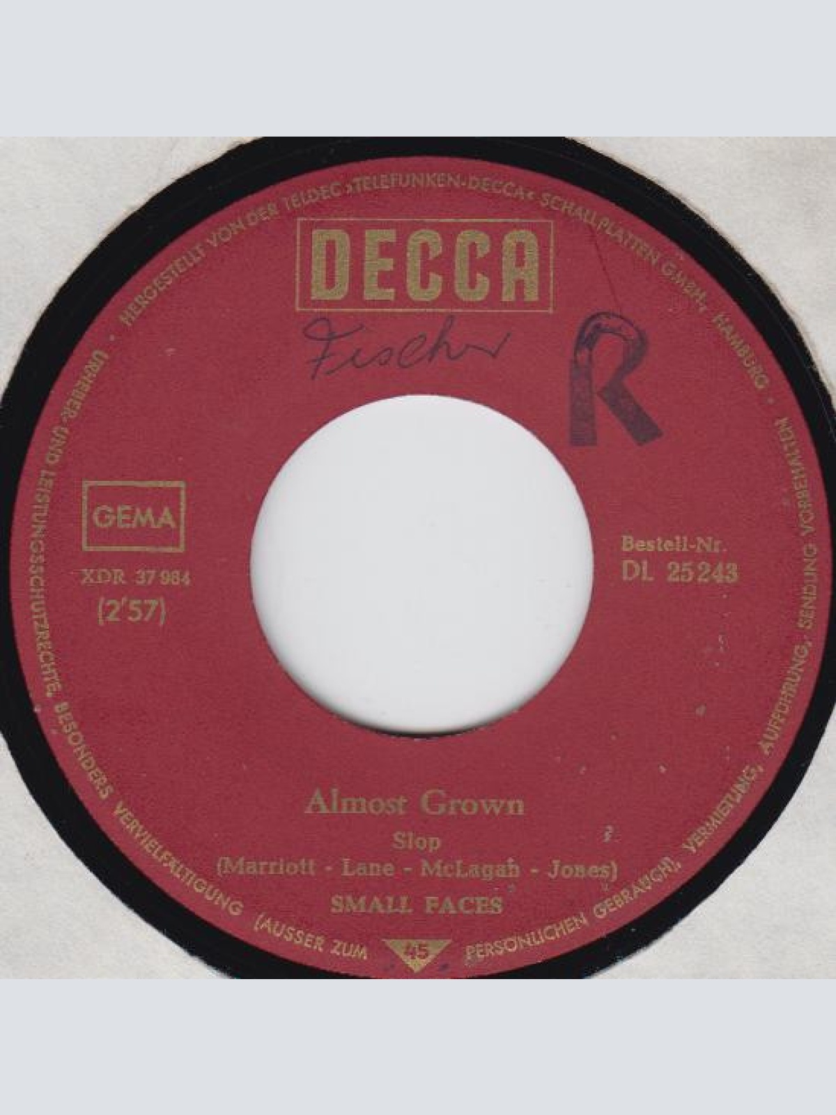 Vinyl / Small Faces - Hey Girl