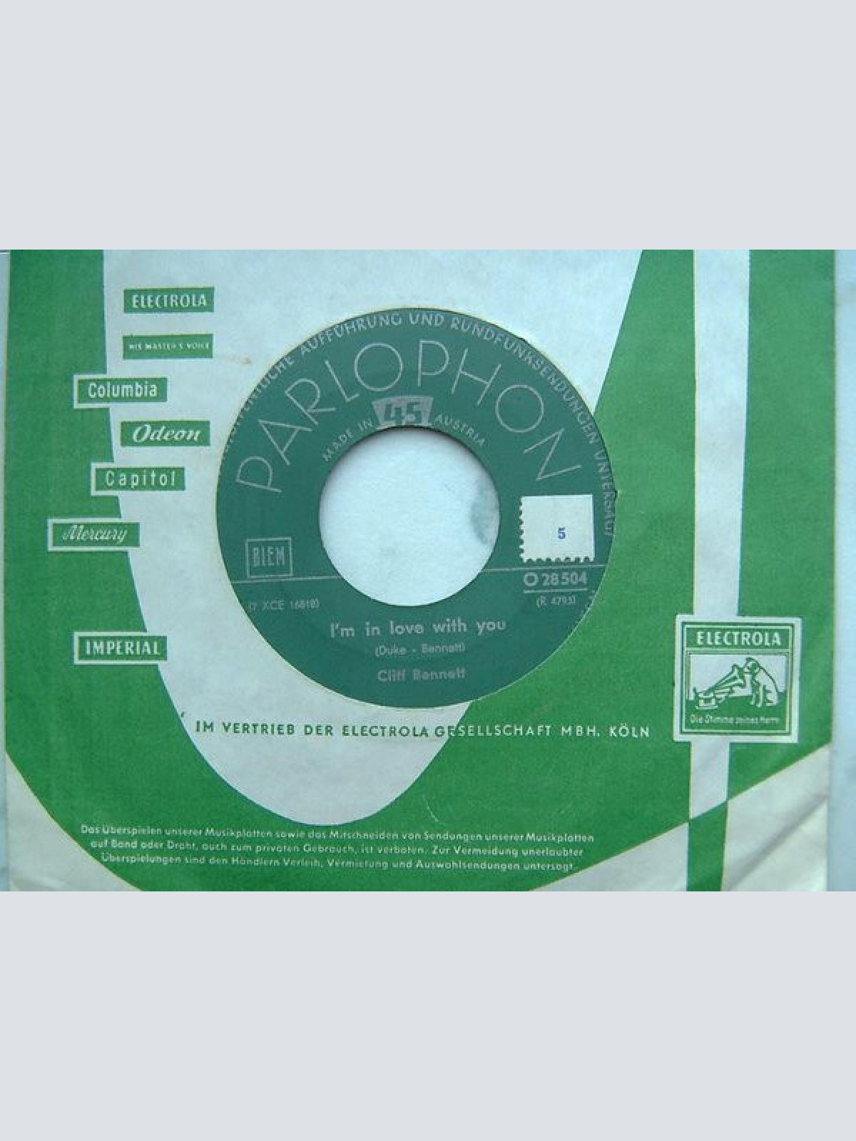 Vinyl / Cliff Bennett & The Rebel Rousers - You've Got What I Like