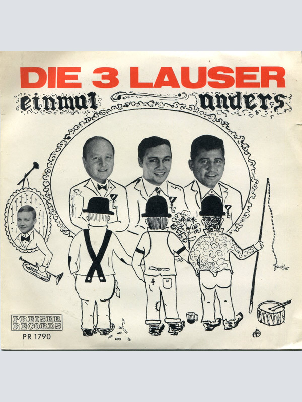 Vinyl / Die 3 Lauser - Einmal Anders