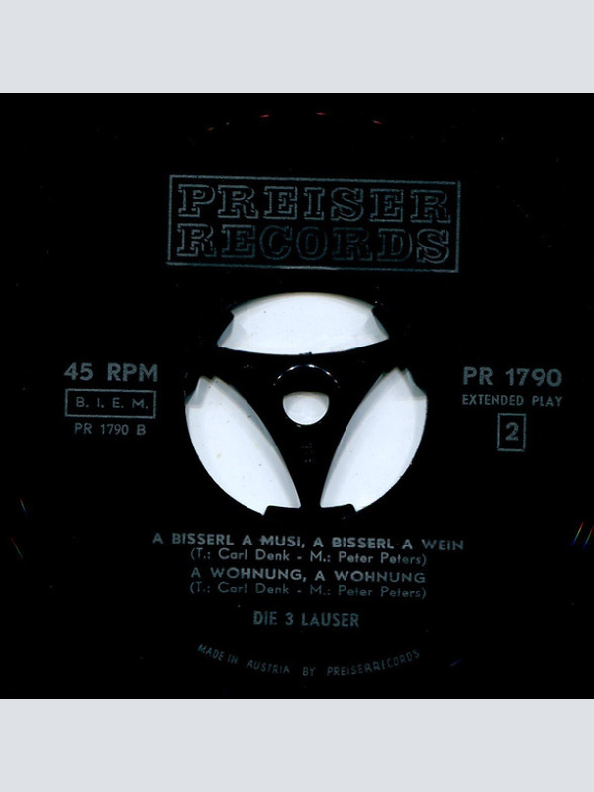 Vinyl / Die 3 Lauser - Einmal Anders