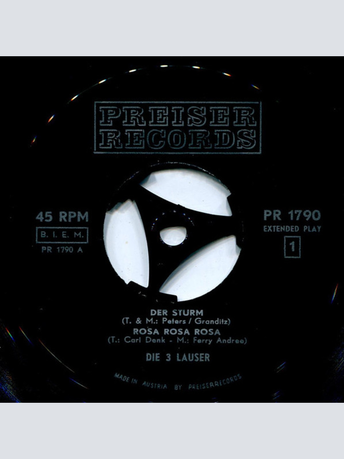 Vinyl / Die 3 Lauser - Einmal Anders