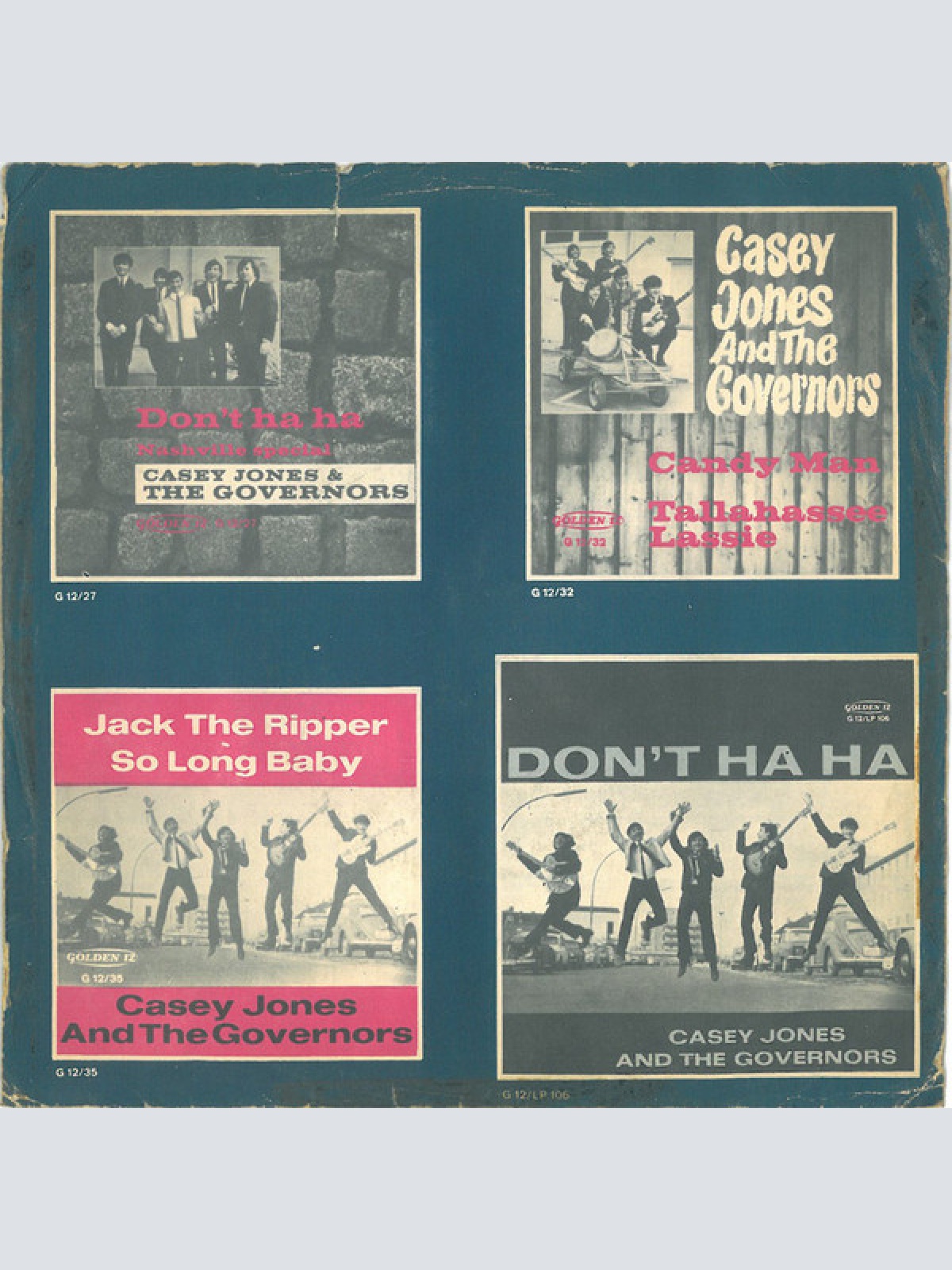 Vinyl / Casey Jones & The Governors - Yockomo
