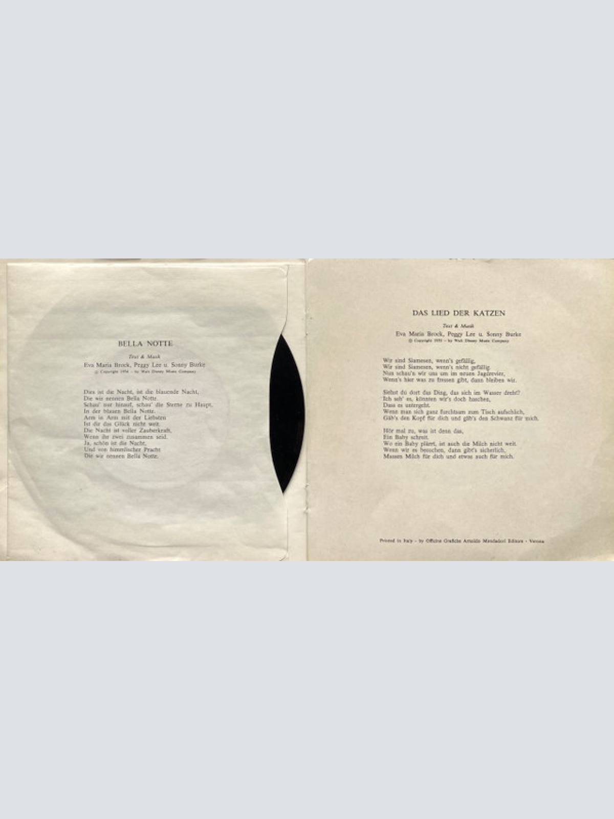 Vinyl / Irene Koss - Susi Und Strolch