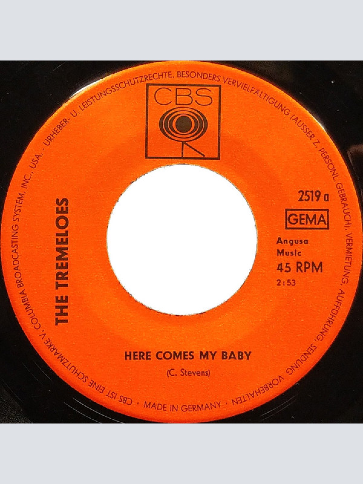 Vinyl / The Tremeloes - Here Comes My Baby