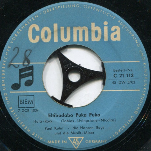 Vinyl / Paul Kuhn -  Die Hansen Boys Und  Die Musik-Mixer* - Eltibadabo Puka Puka / Butterfly Doll