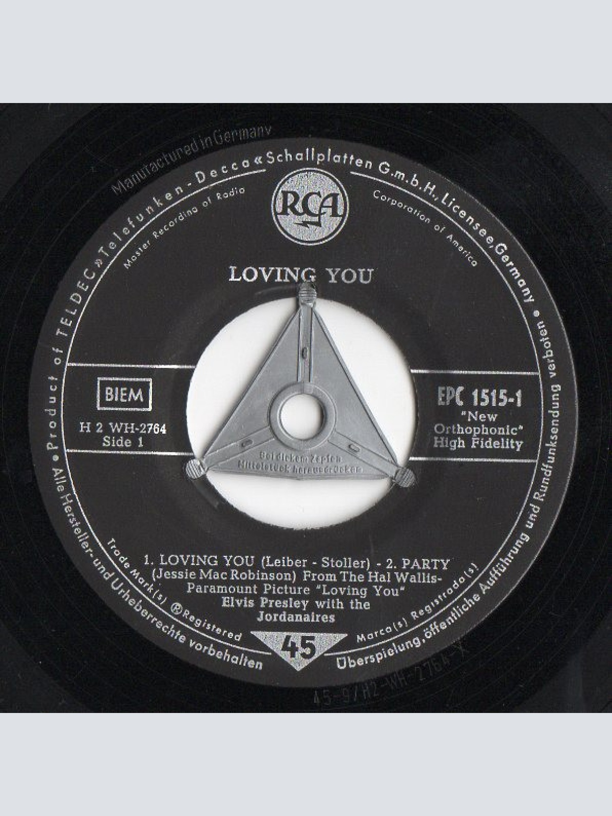 Vinyl / Elvis Presley With The Jordanaires - Loving You Vol.1