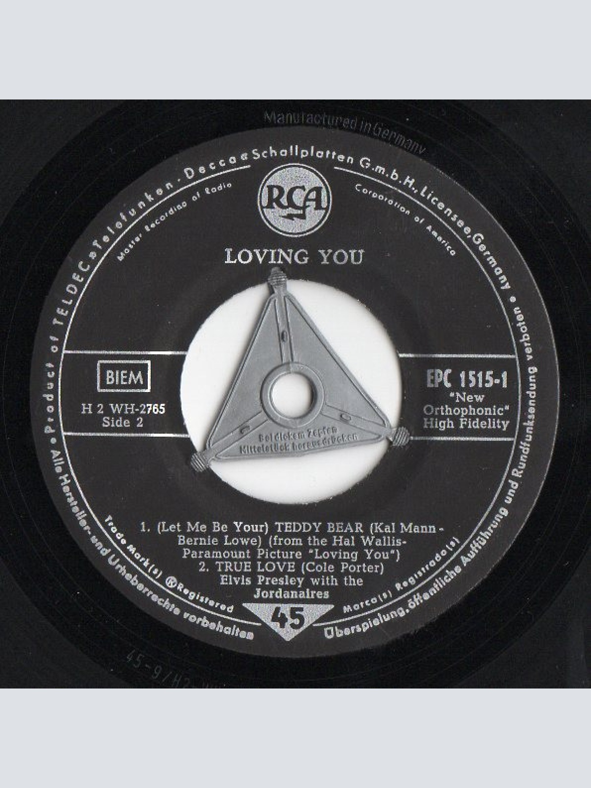 Vinyl / Elvis Presley With The Jordanaires - Loving You Vol.1