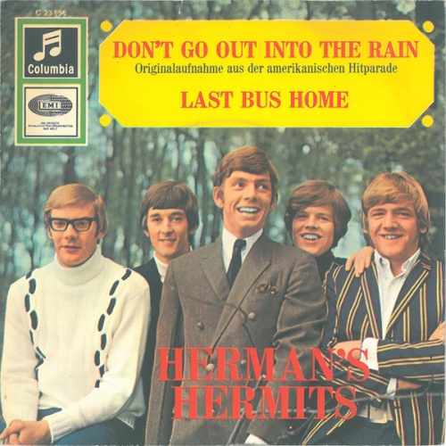 Vinyl / Herman's Hermits - Don't Go Out Into The Rain / Last Bus Home