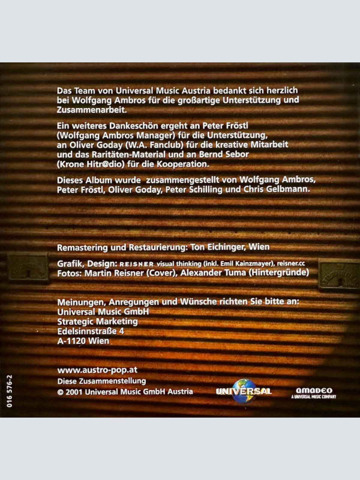 CD / W.Ambros* - Raritäten Vol. 2