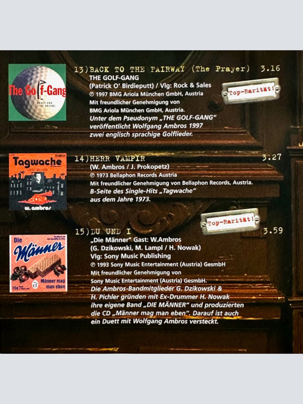 CD / W.Ambros* - Raritäten Vol. 2