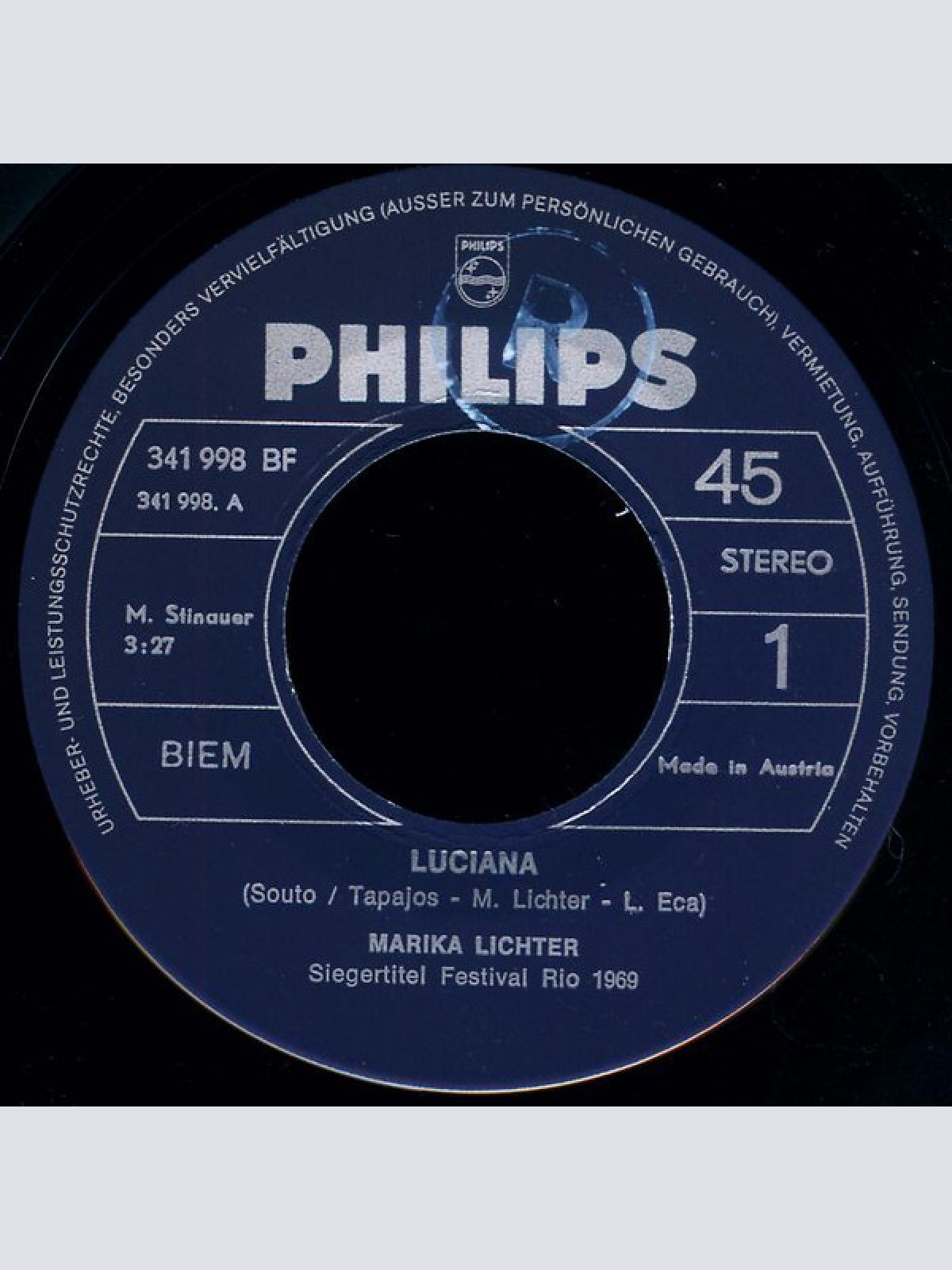 Vinyl / Marika Lichter - Luciana