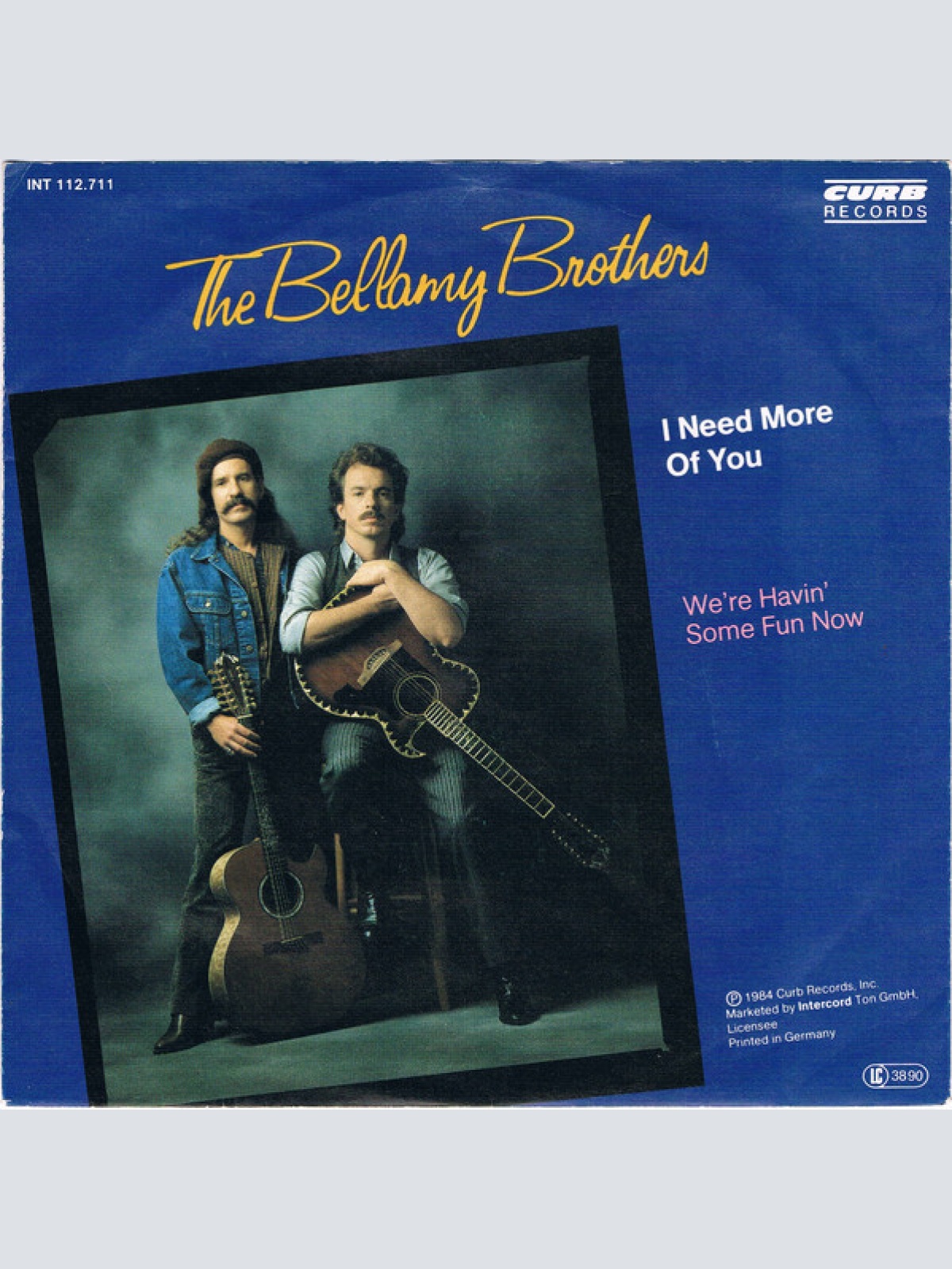 Vinyl / The Bellamy Brothers* - I Need More Of You