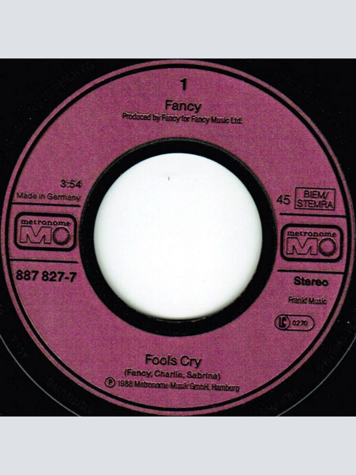 Vinyl / Fancy - Fools Cry