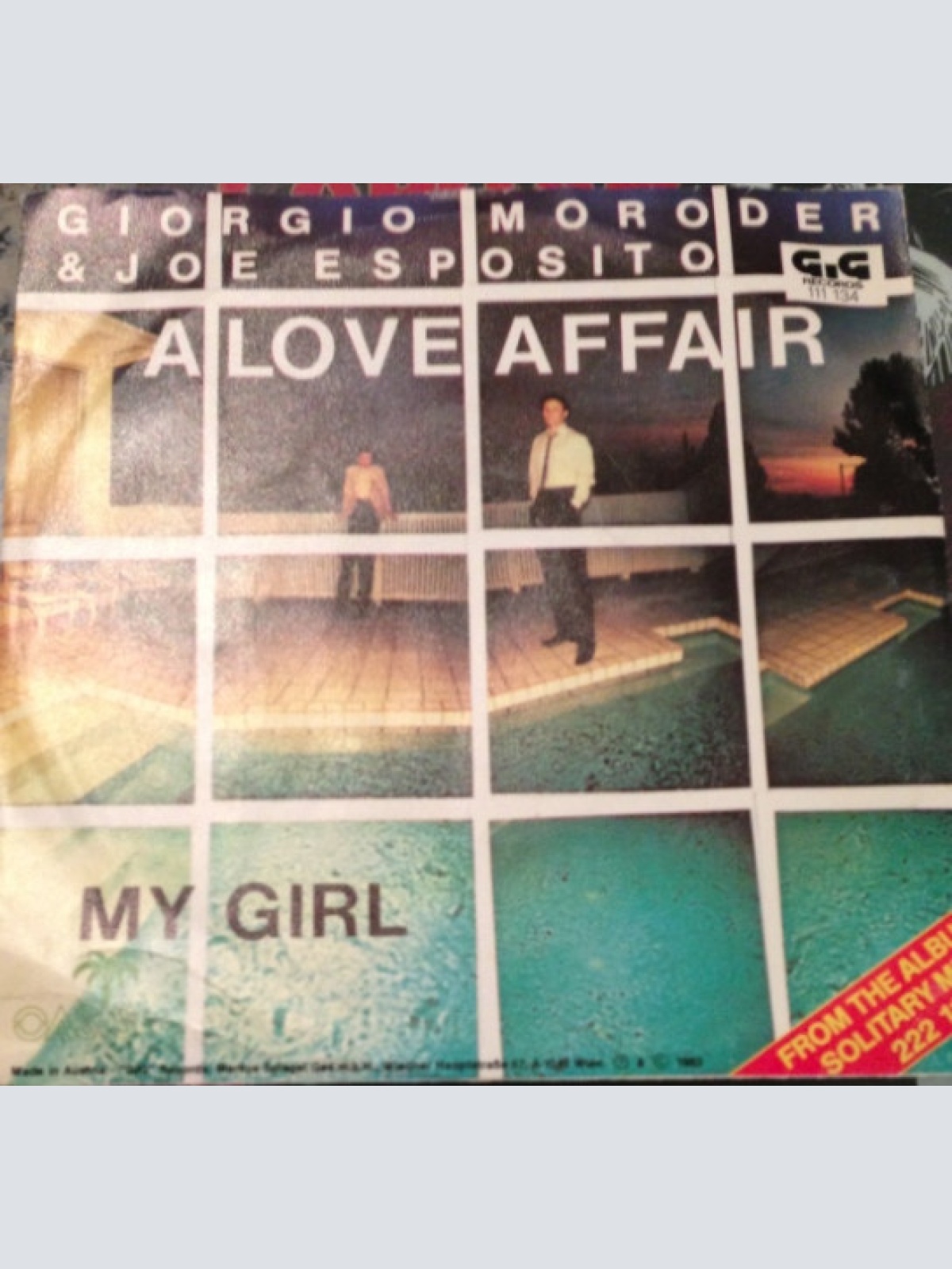 Vinyl / Giorgio Moroder Feat. Joe Esposito - A Love Affair