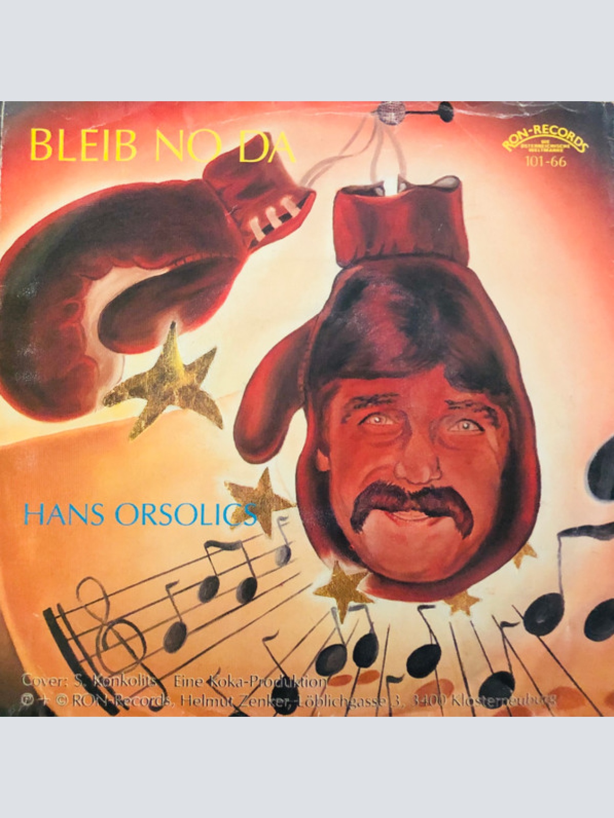 Vinyl / Hans Orsolics - Bleib No Da