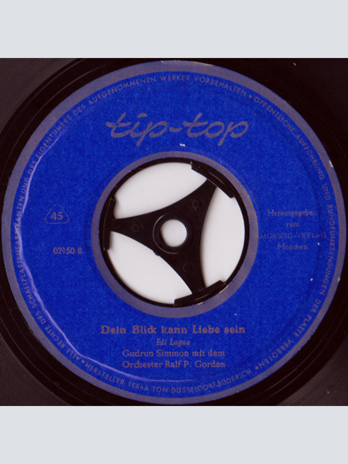 Vinyl / Bud Marcus / Gudrun Simmon - Va Bene / Dein Blick Kann Liebe Sein