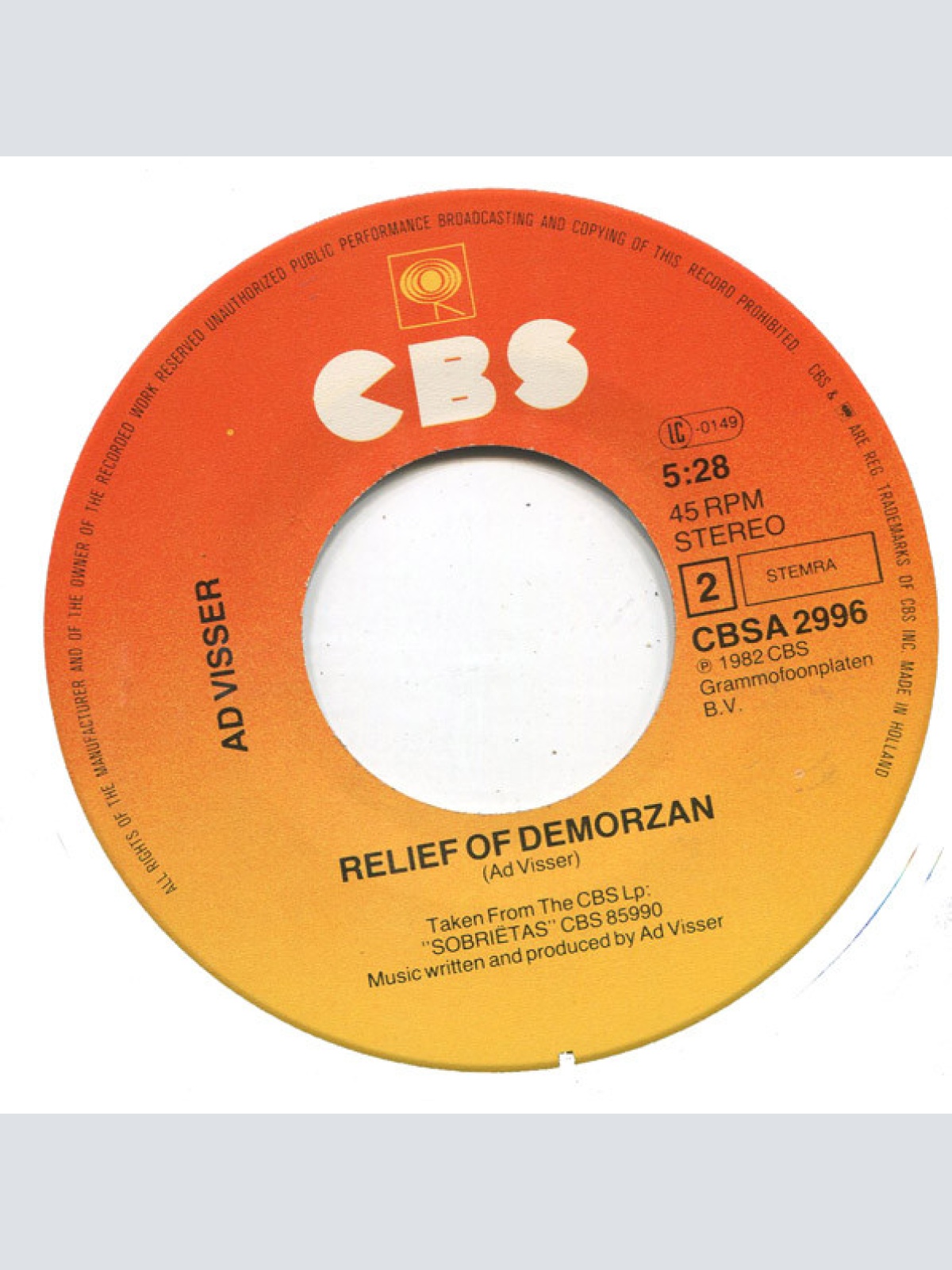 Vinyl / Ad Visser & Daniel Sahuleka - Giddyap A Gogo