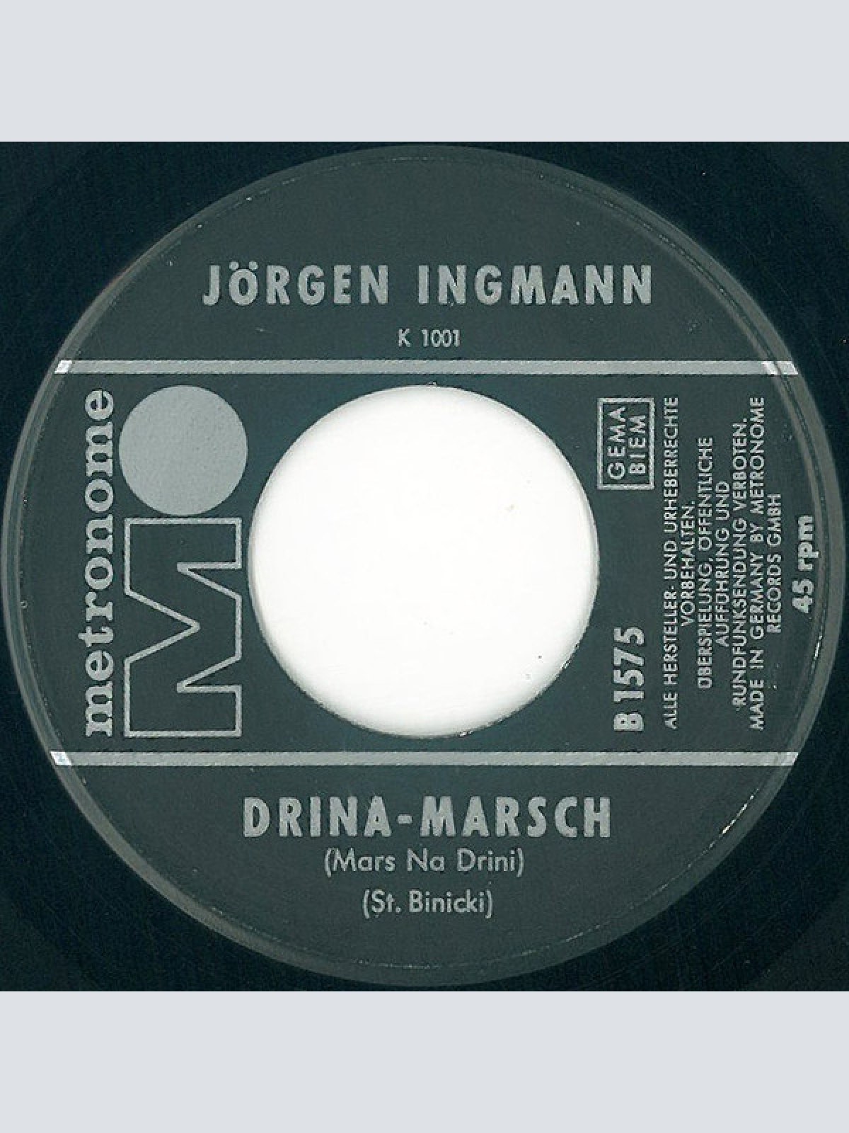 Vinyl / Jörgen Ingmann* - Drina-Marsch (Mars Na Drini)