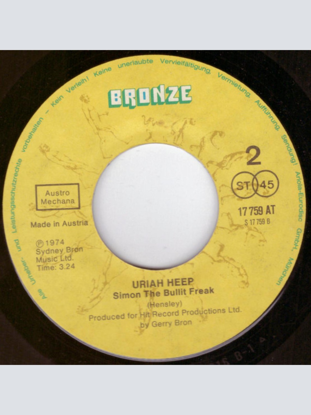 Vinyl / Uriah Heep - Lady In Black