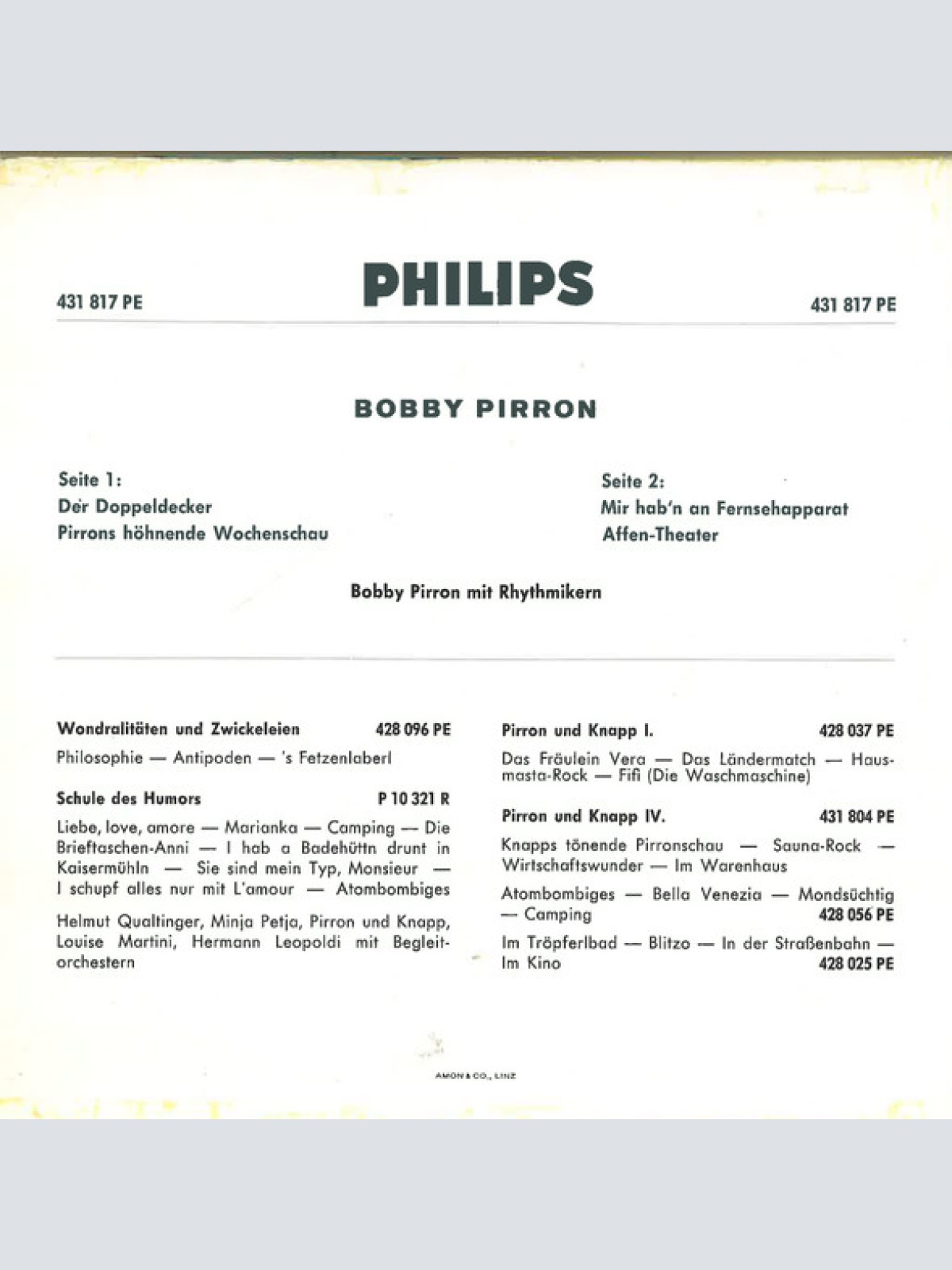 Vinyl / Bobby Pirron - Bobby Pirron