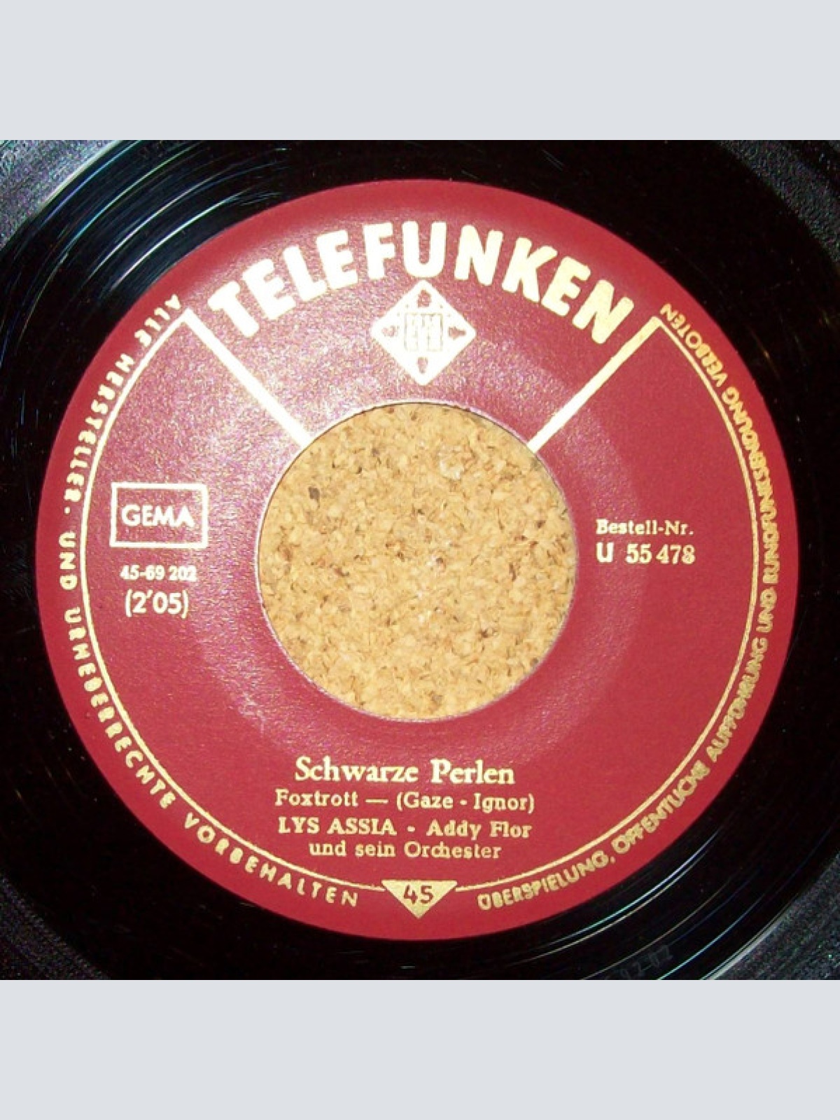 Vinyl / Lys Assia - Schwarze Perlen