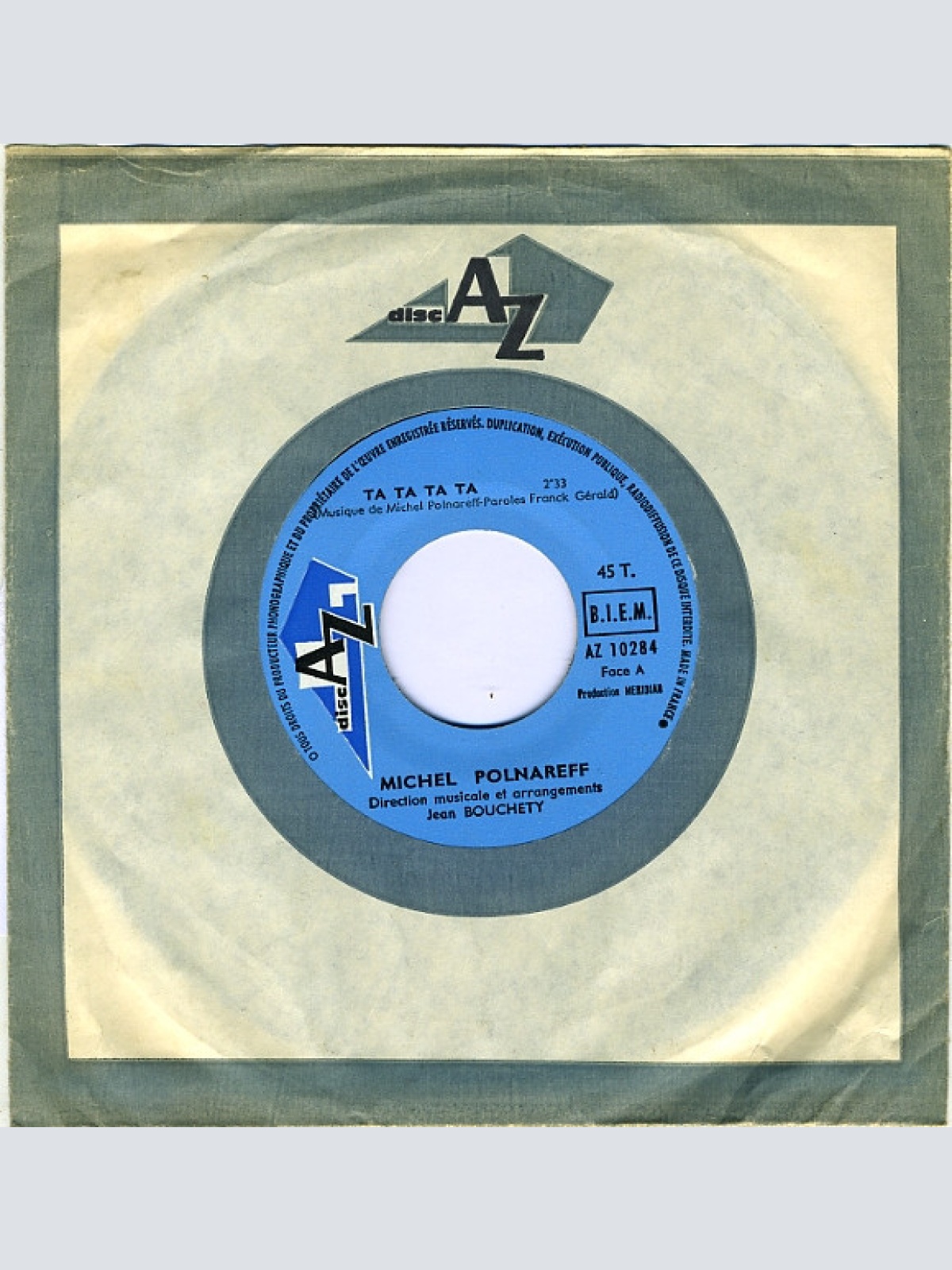 Vinyl / Michel Polnareff - Ta Ta Ta Ta