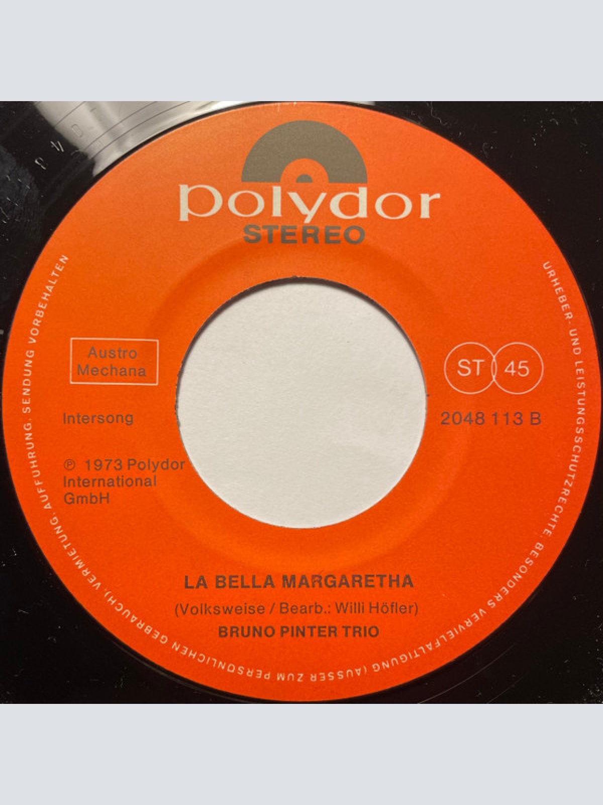 Vinyl / Bruno Pinter Trio - Im Schönen Mellau