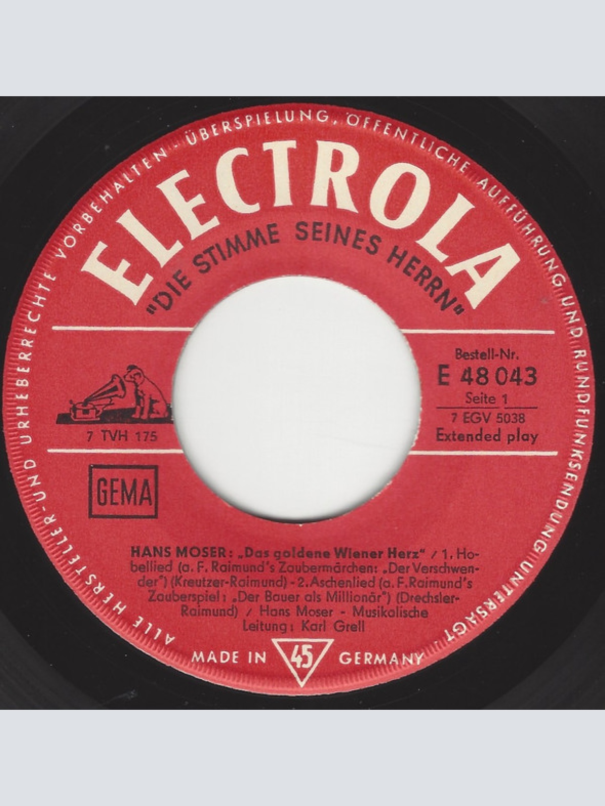 Vinyl / Hans Moser - Das Goldene Wiener Herz