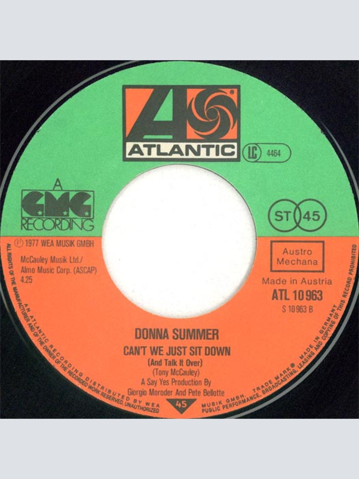 Vinyl / Donna Summer - I Feel Love