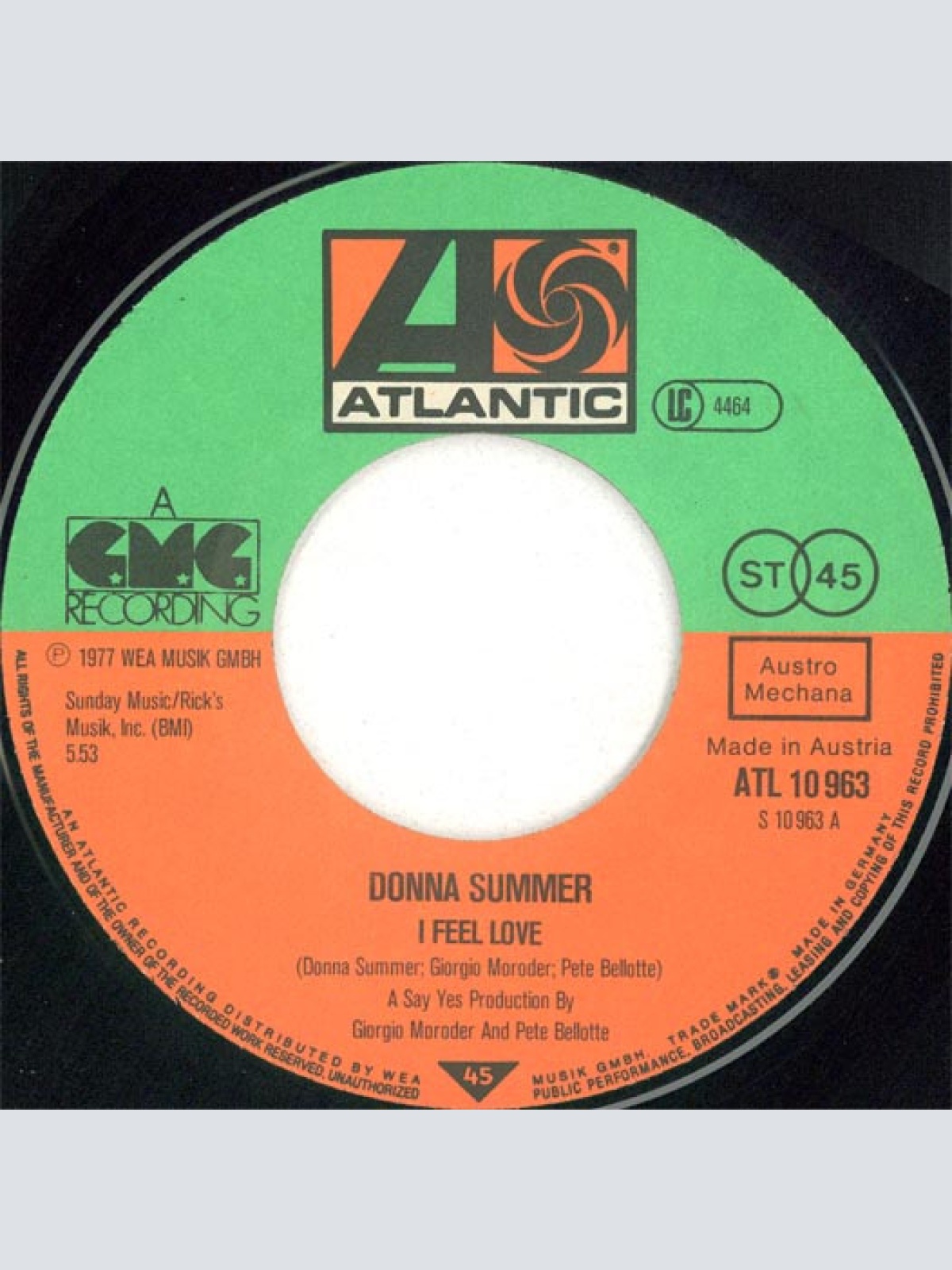 Vinyl / Donna Summer - I Feel Love