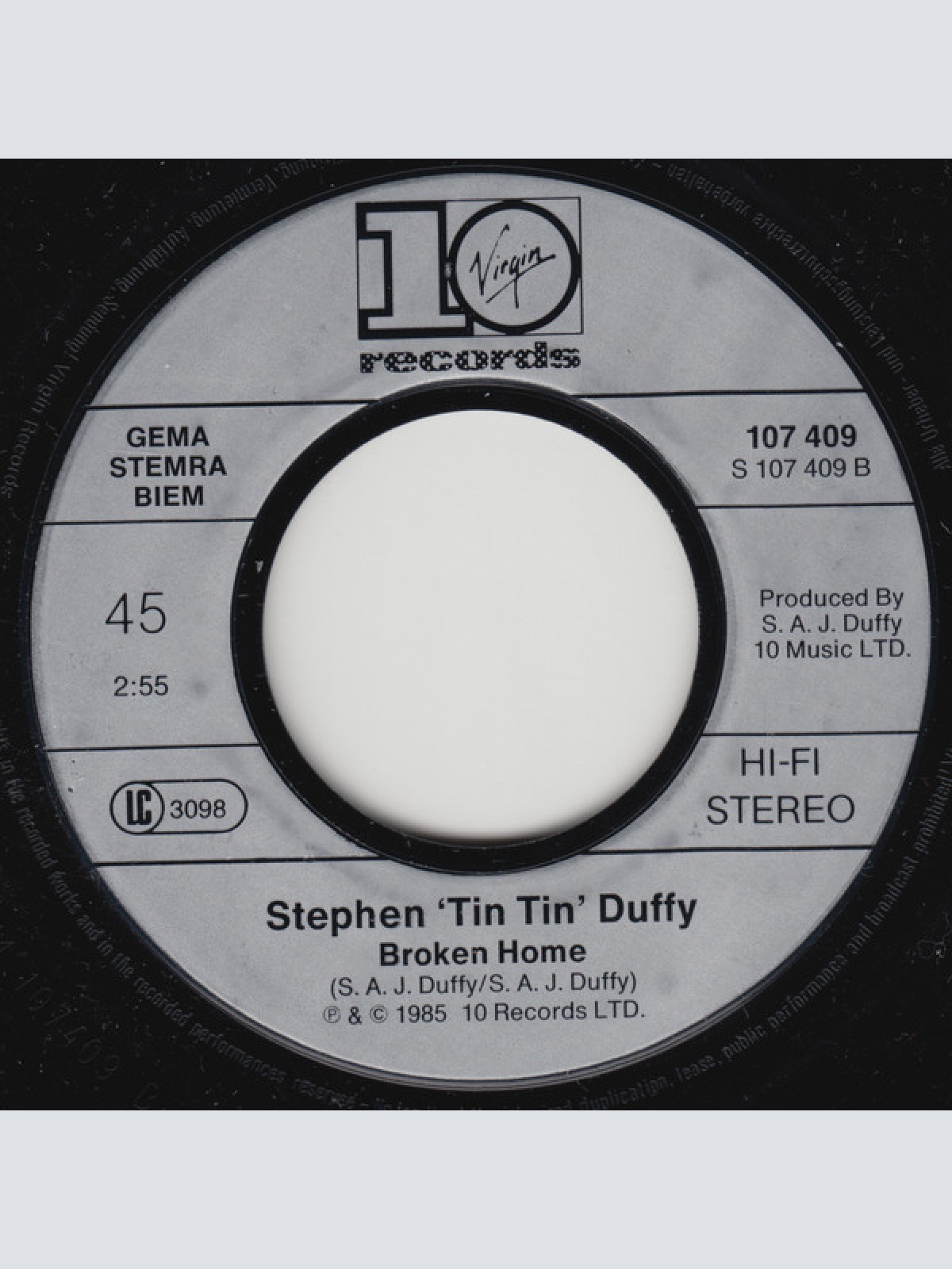 Vinyl / Stephen Tintin Duffy* - Icing On The Cake