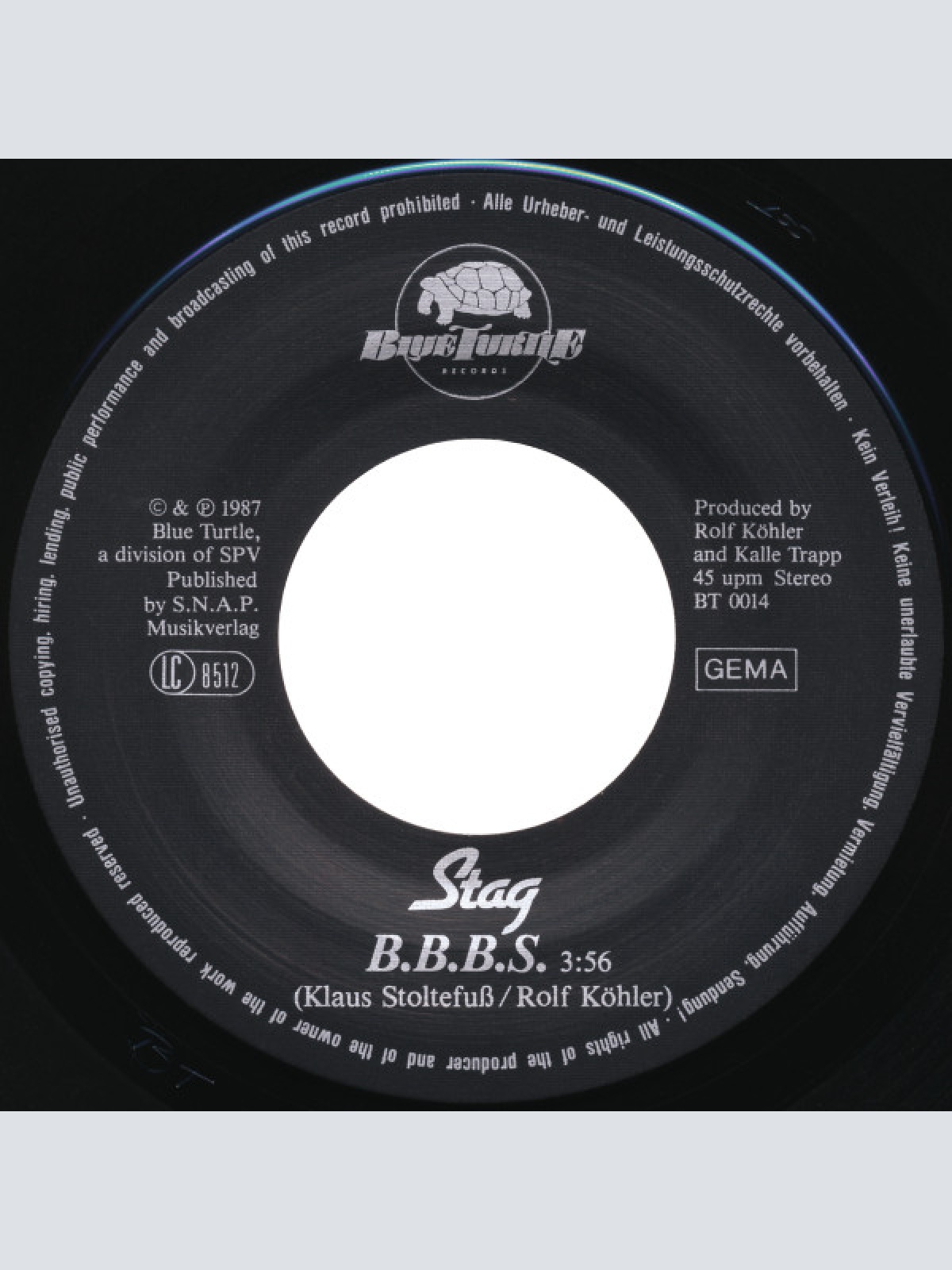 Vinyl / Stag - Black Betty