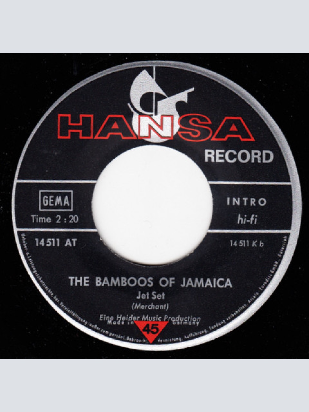Vinyl / The Bamboos Of Jamaica* - Reggae Man
