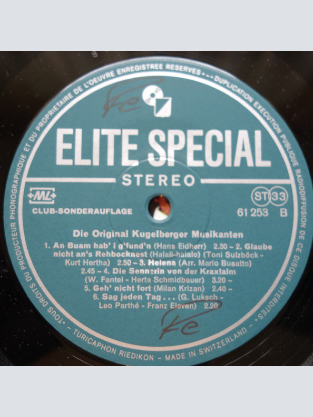 Vinyl / Die Original Kugelberger Musikanten* Und Moidl Schmiedbauer - Die Original Kugelberger Musikanten