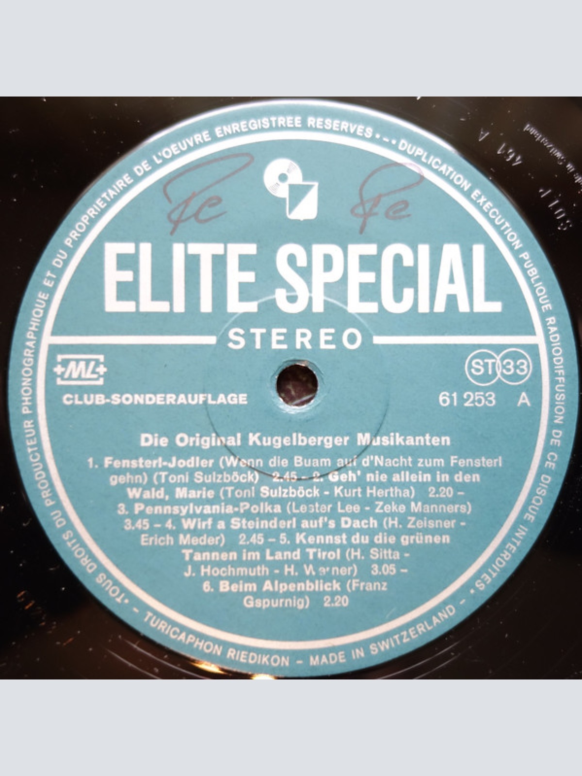 Vinyl / Die Original Kugelberger Musikanten* Und Moidl Schmiedbauer - Die Original Kugelberger Musikanten