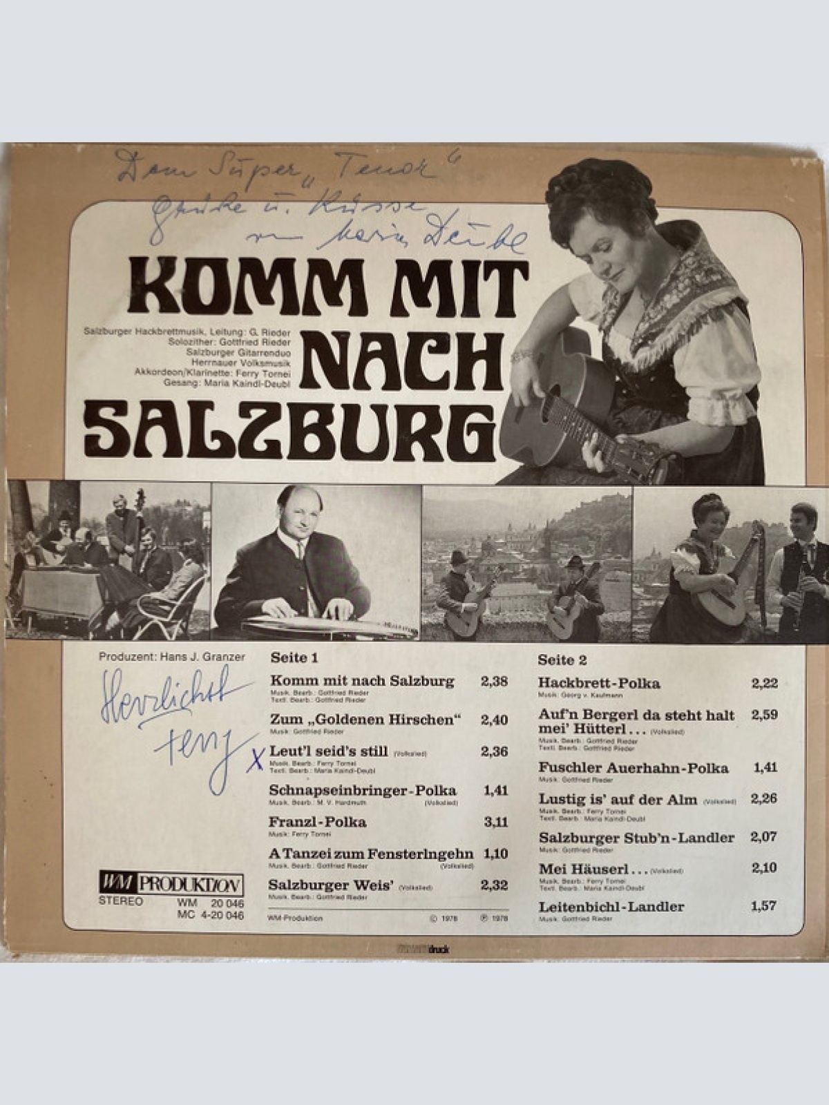 Vinyl / Salzburger Hackbrettmusik - Komm Mit Nach Salzburg