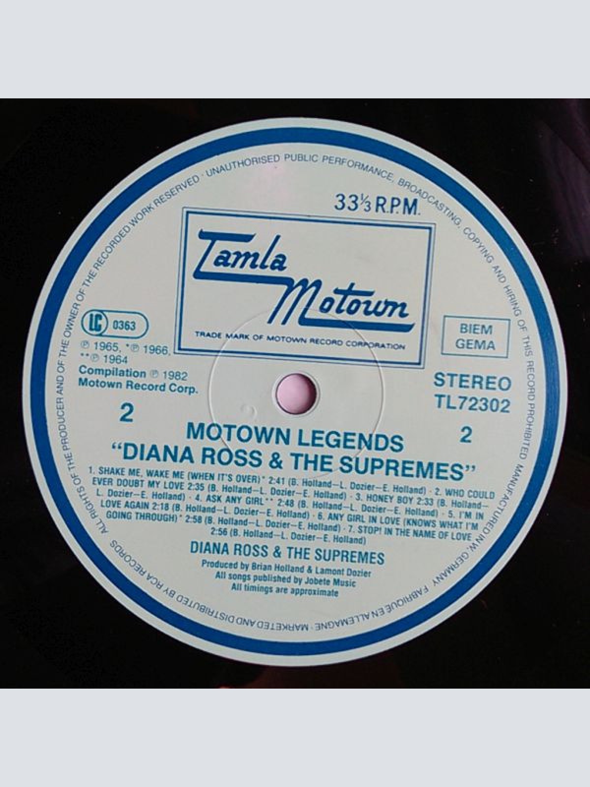 Vinyl / Diana Ross & The Supremes* - Motown Legends