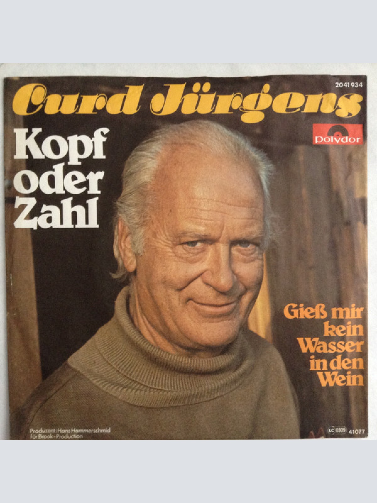 Vinyl / Curd Jürgens - Kopf Oder Zahl