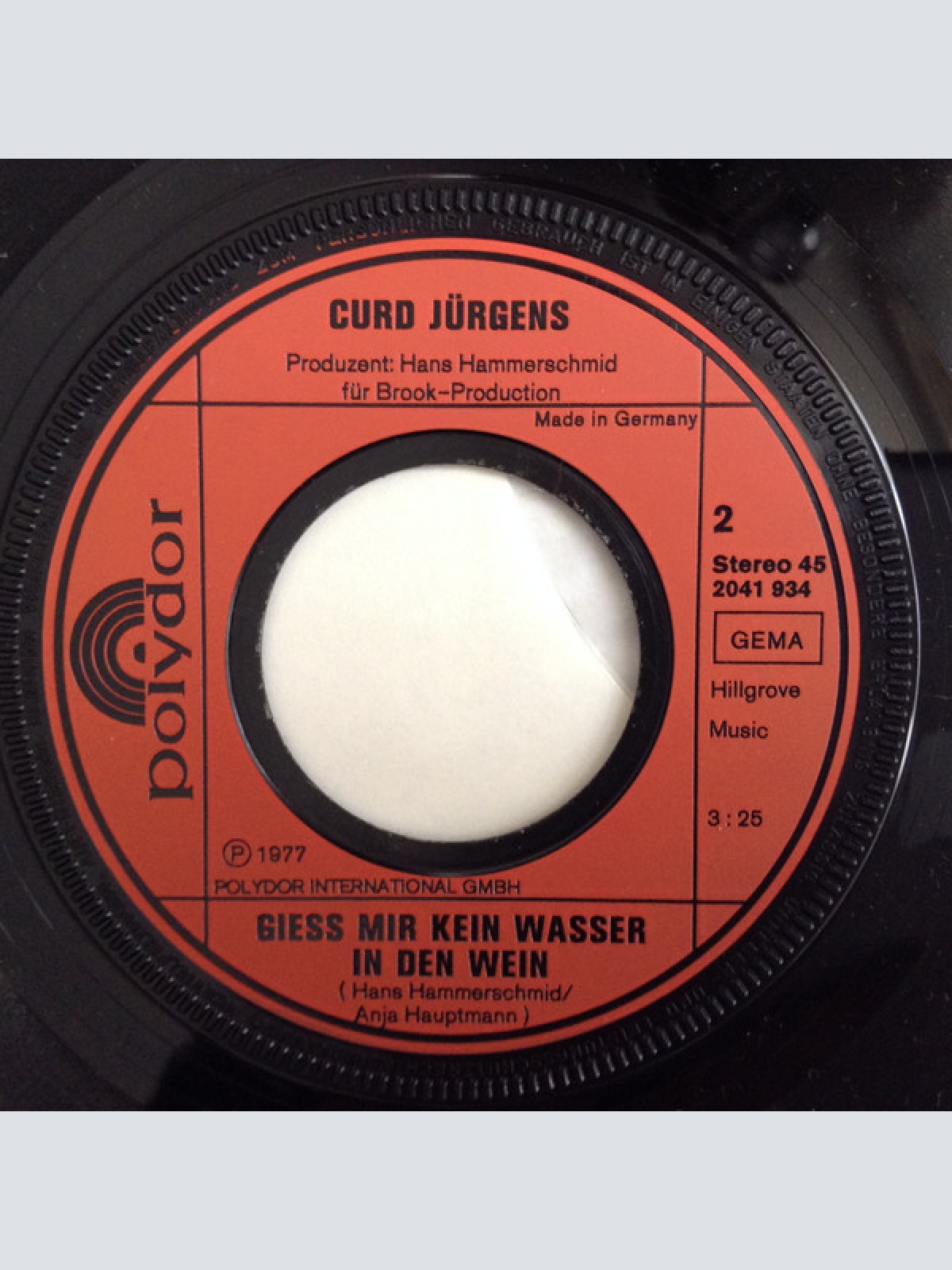 Vinyl / Curd Jürgens - Kopf Oder Zahl