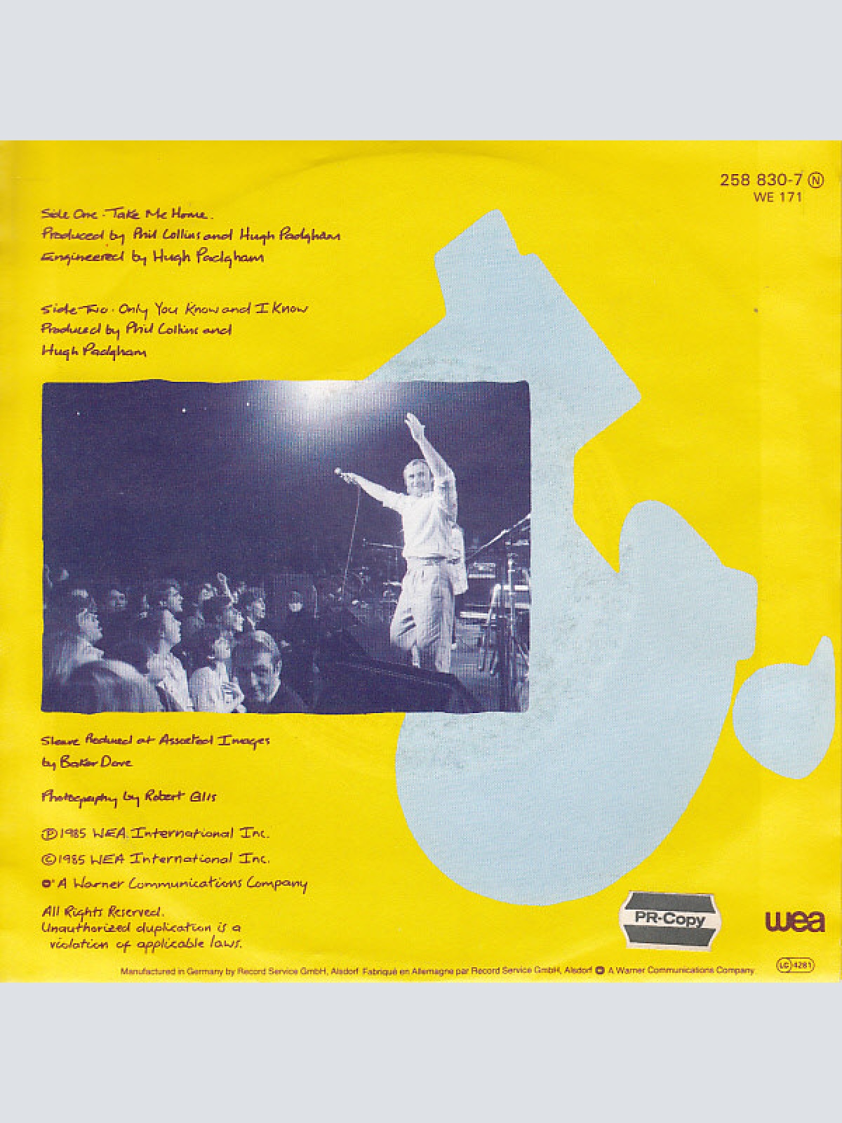 Vinyl / Phil Collins - Take Me Home