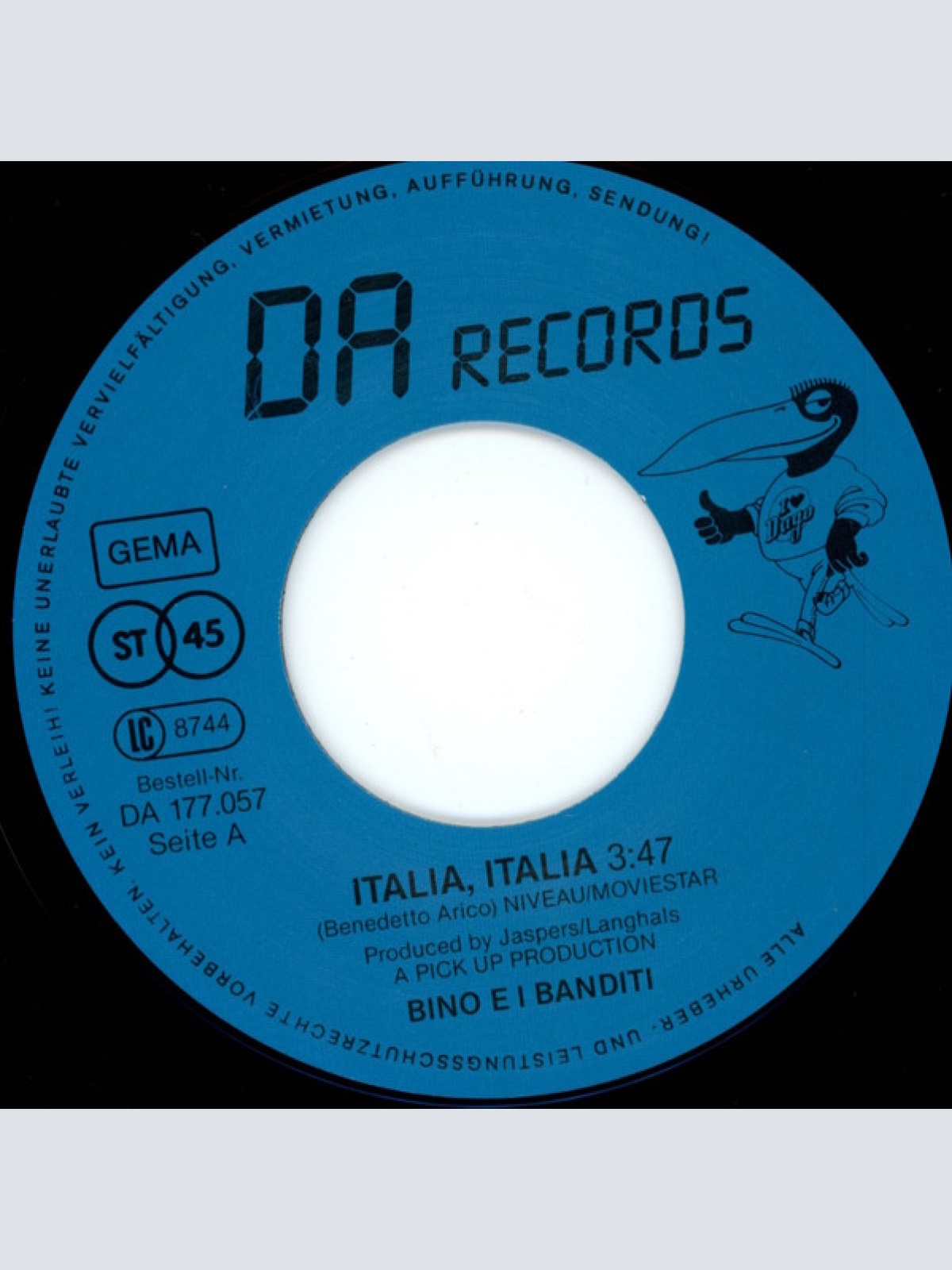 Vinyl / Bino E I Banditi - Italia, Italia