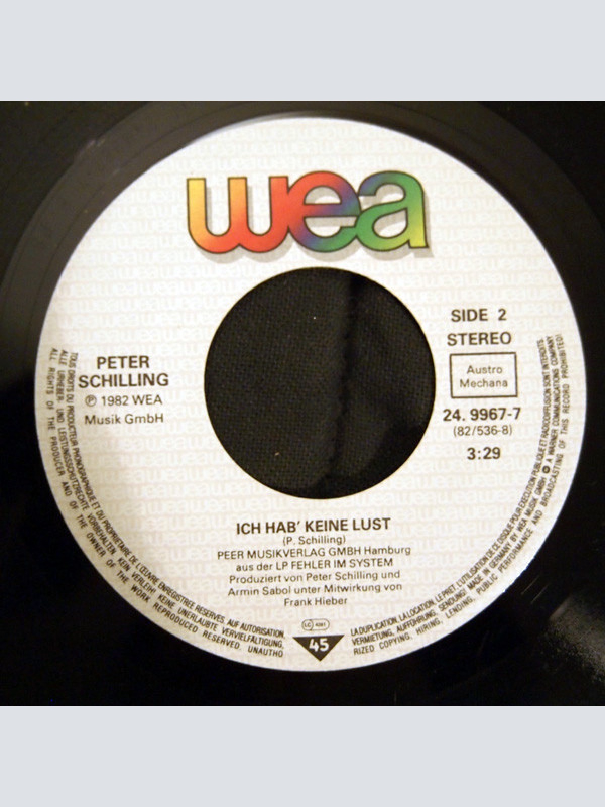 Vinyl / Peter Schilling - Major Tom (Völlig Losgelöst)