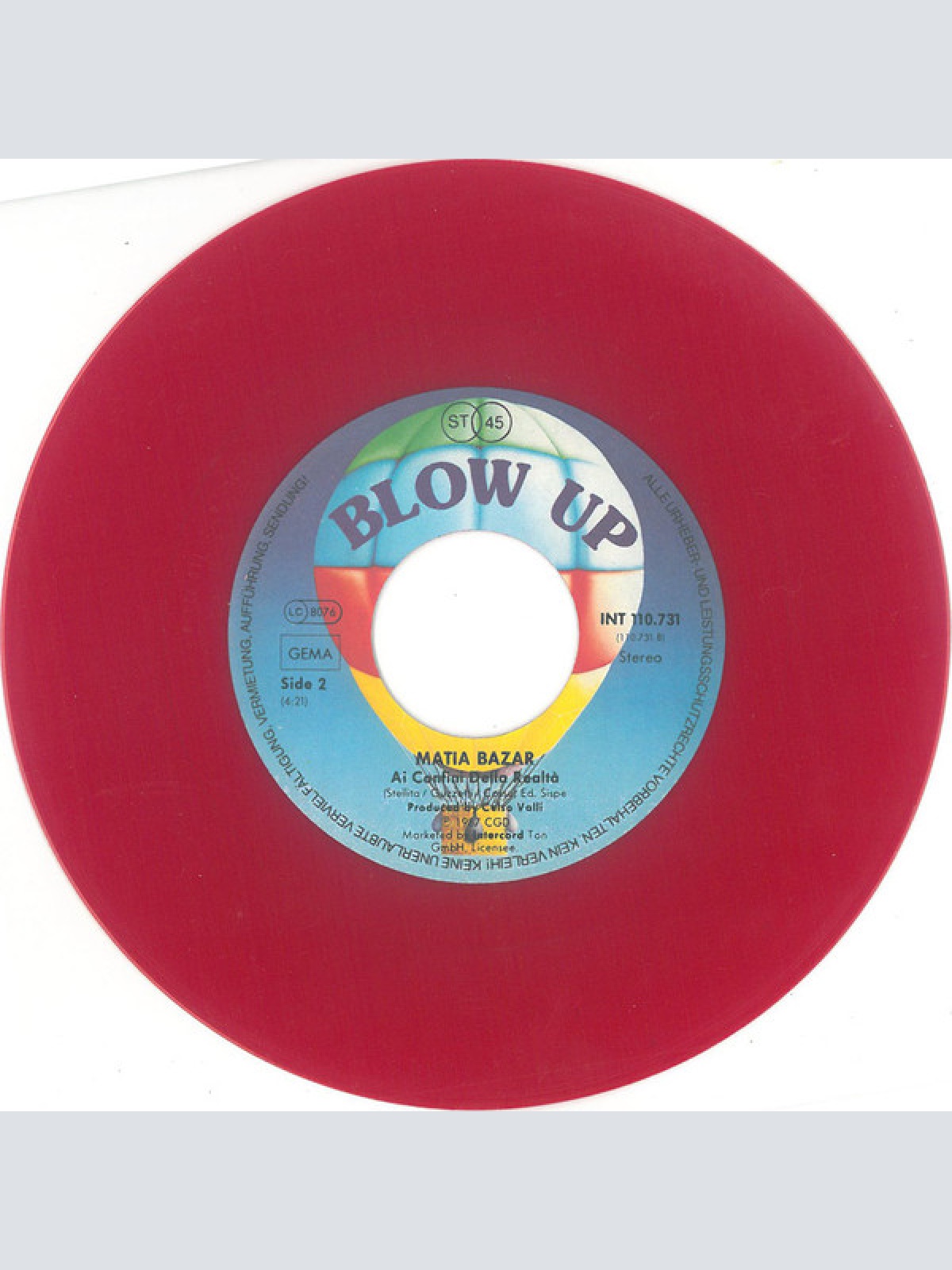 Vinyl / Matia Bazar - Noi