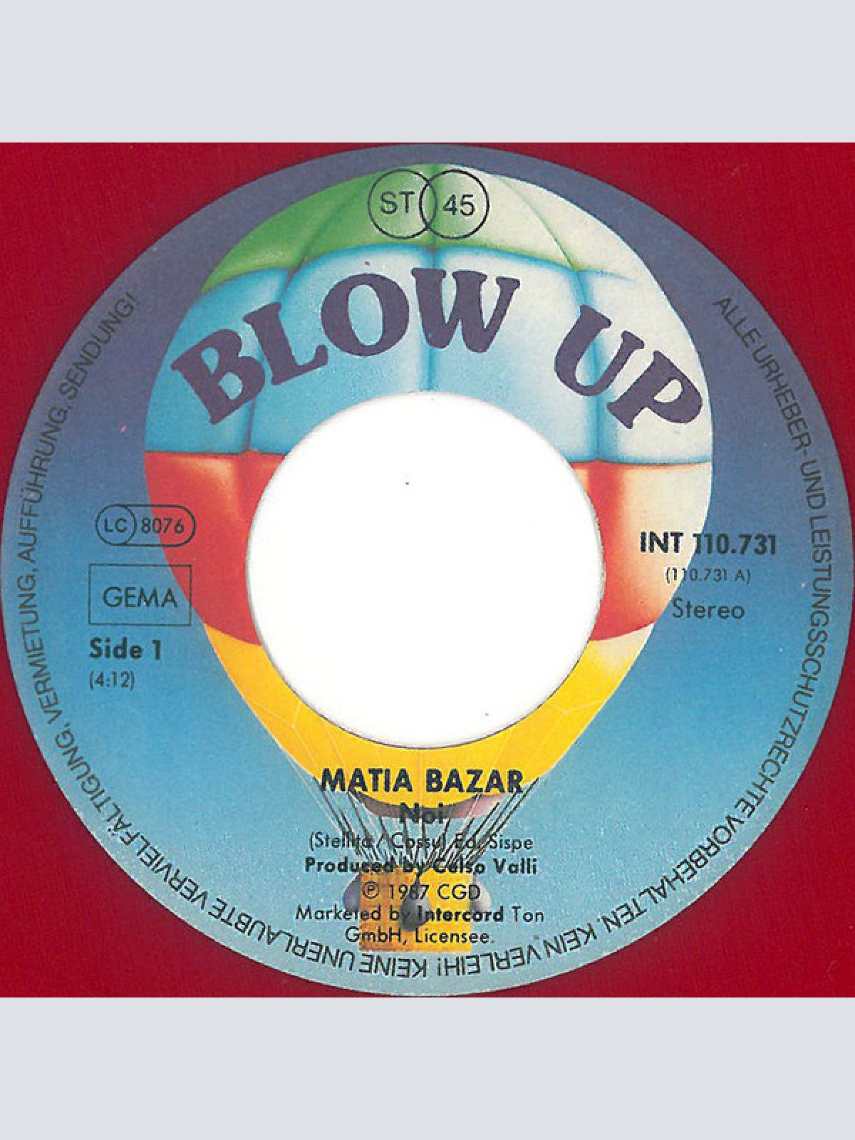 Vinyl / Matia Bazar - Noi