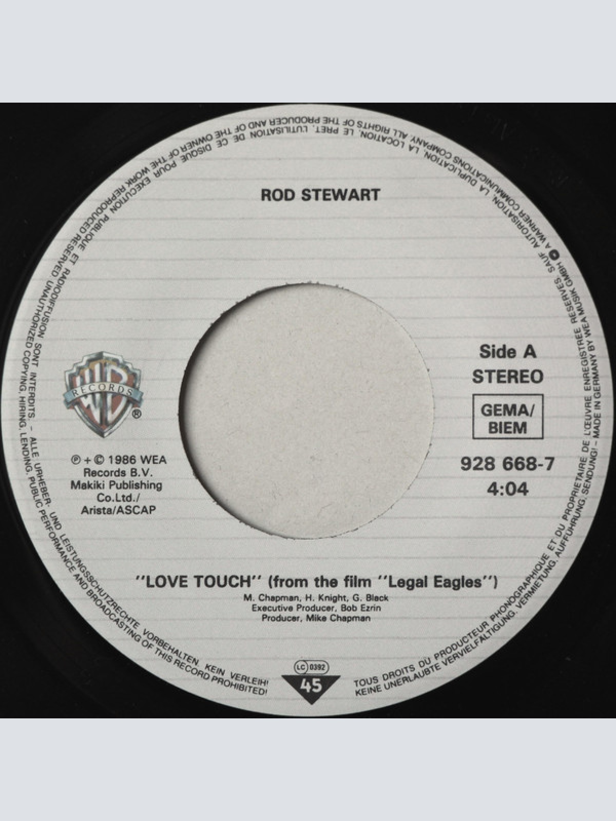 Vinyl / Rod Stewart - Love Touch