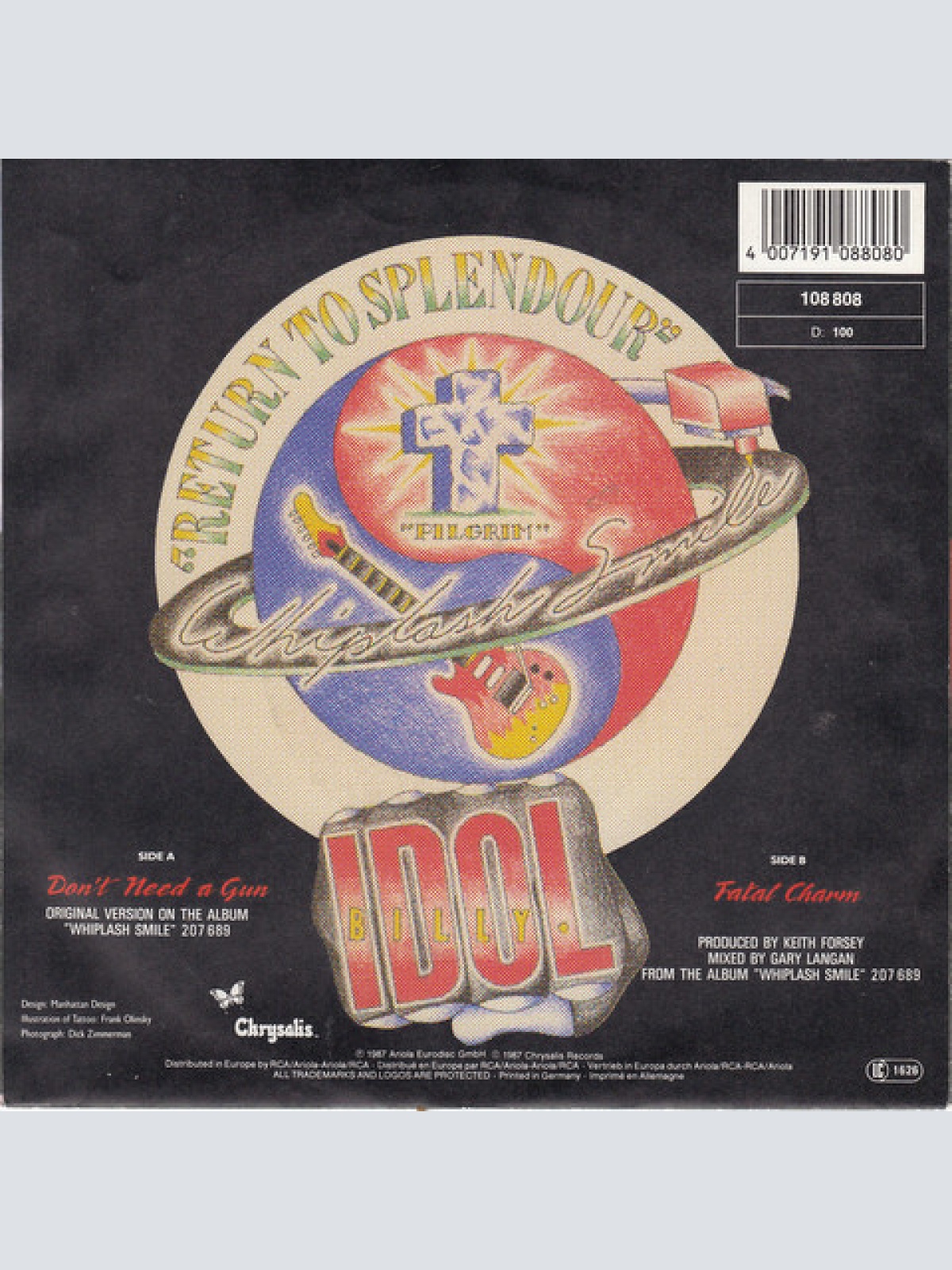 Vinyl / Billy Idol - Don't Need A Gun