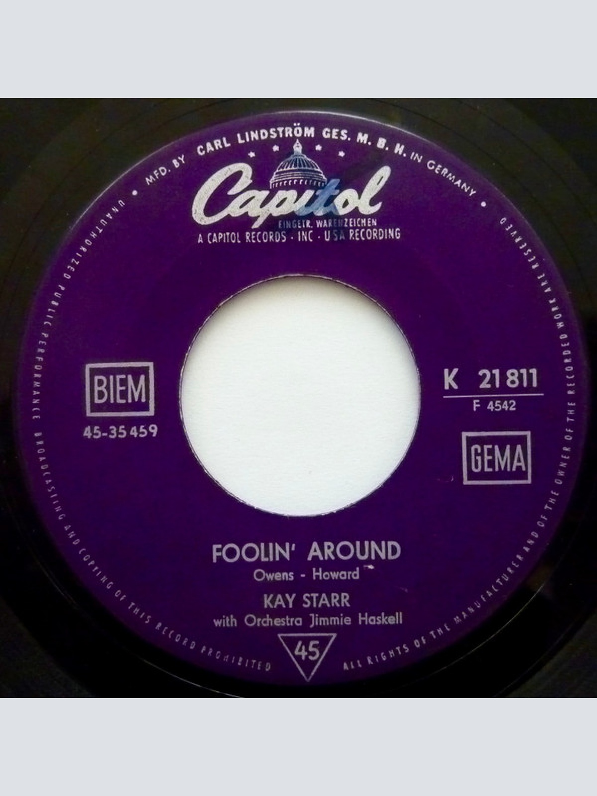 Vinyl / Kay Starr - Foolin' Around