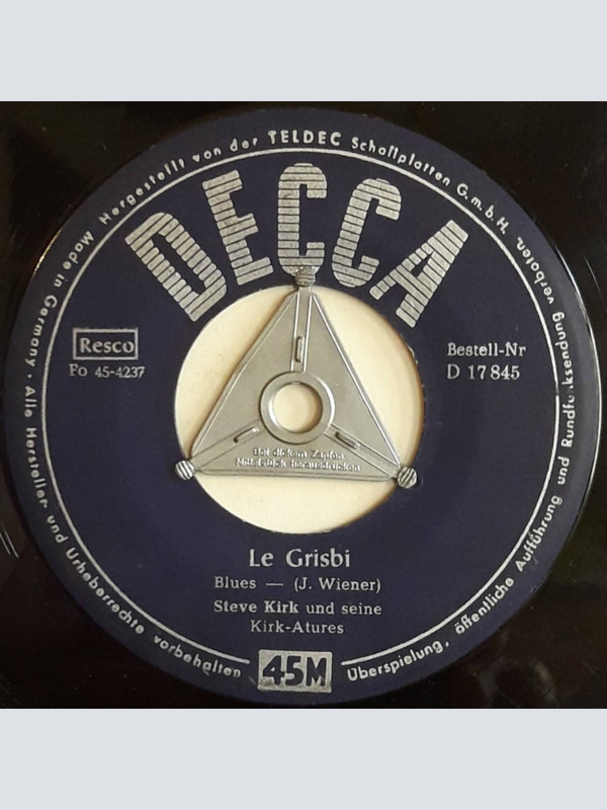 Vinyl / Steve Kirk Und Seine Kirk-Atures* - Le Grisbi / Olee Dolee Doff